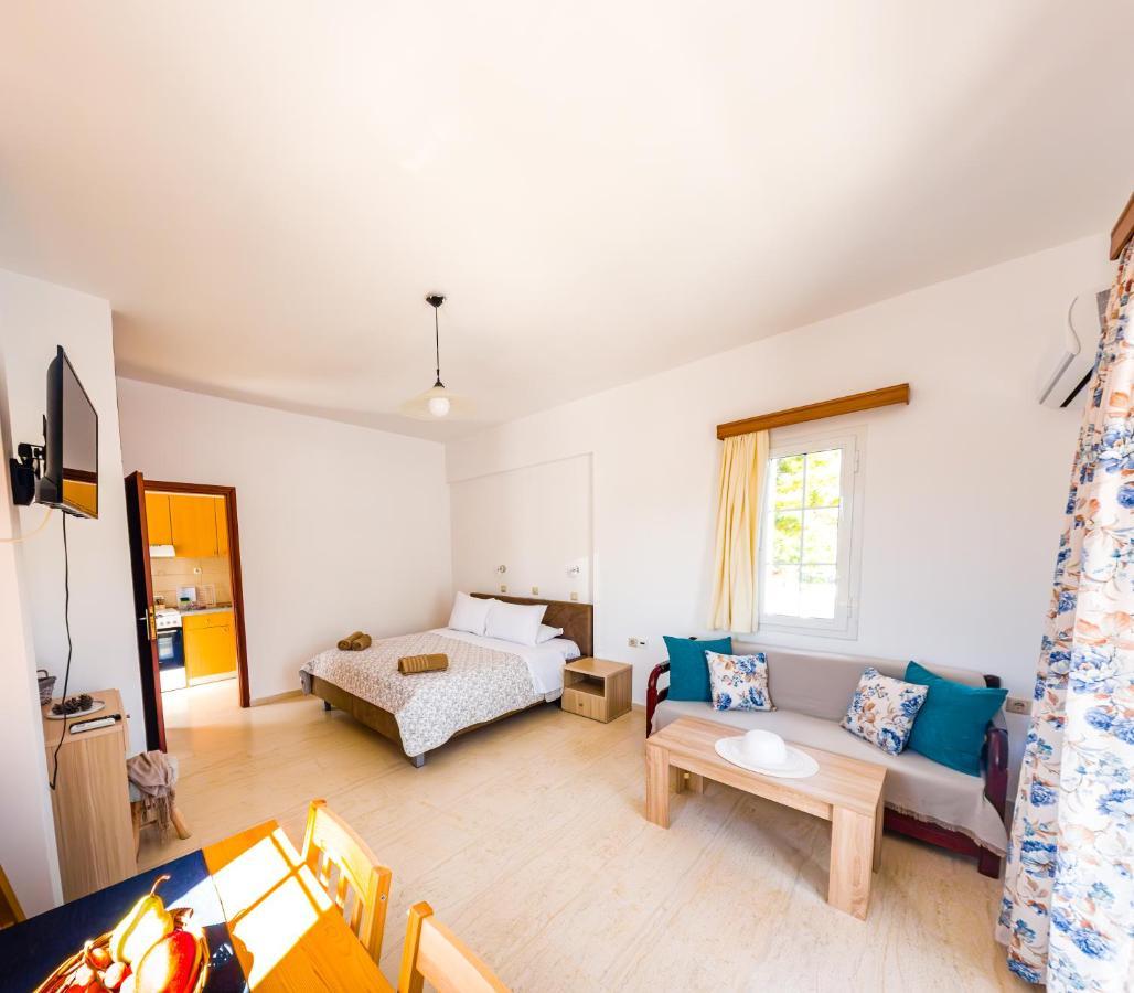 Anna Ageliki Aparthotel Damnoni Ngoại thất bức ảnh