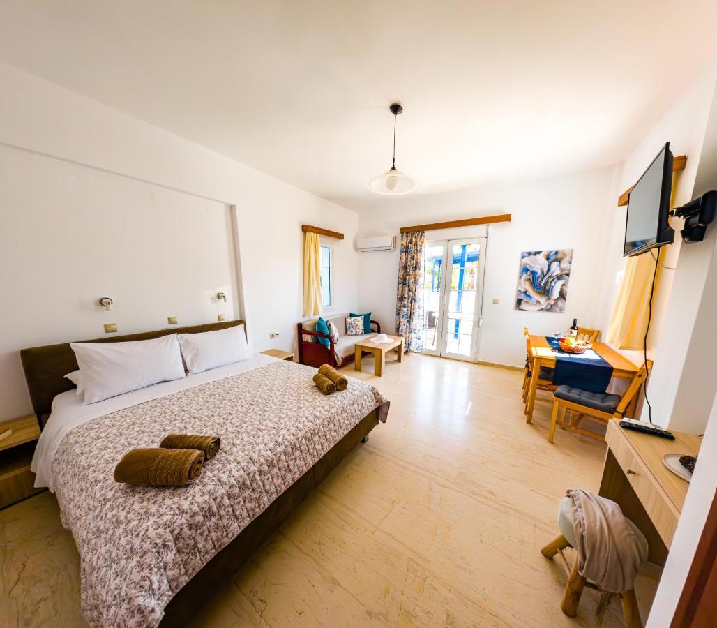 Anna Ageliki Aparthotel Damnoni Ngoại thất bức ảnh